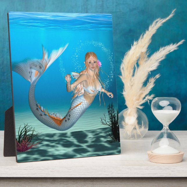 Lovely Mermaid Plaque (Side)
