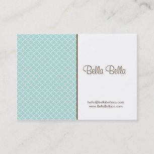 LOVELY MINT CALLING CARD