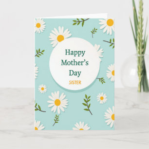 Lovely Moms Day Daisies Card