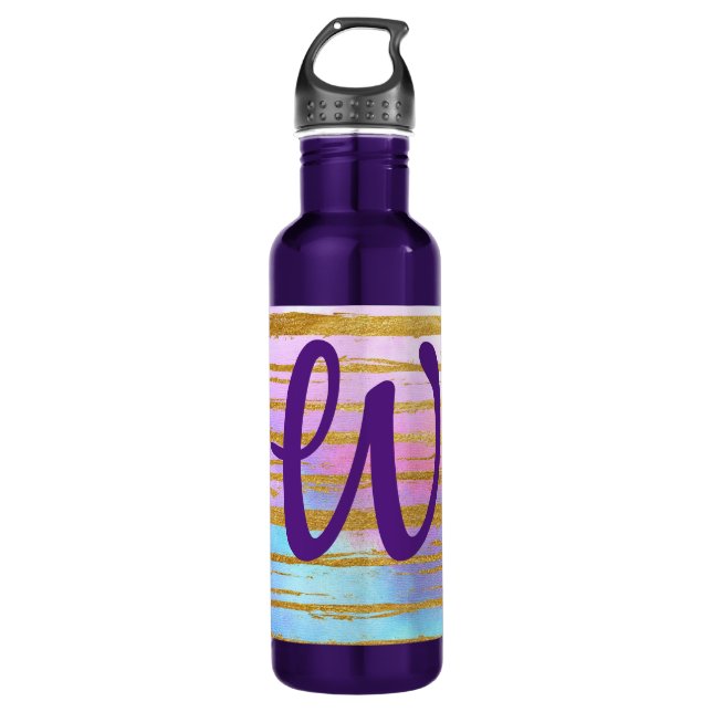 Lovely Monogram 710 Ml Water Bottle (Front)