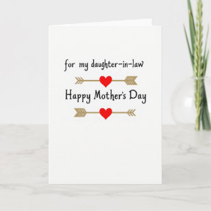 Lovely Mothers Day Arrow Card