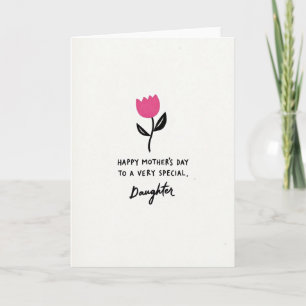 Lovely Mothers Day Daughter Card