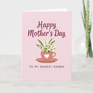 Lovely Mothers Day Teacup Card