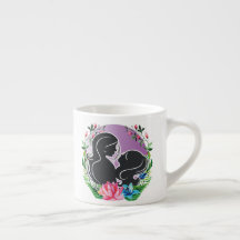 Lovely Mum And Daughter with colourful flowers