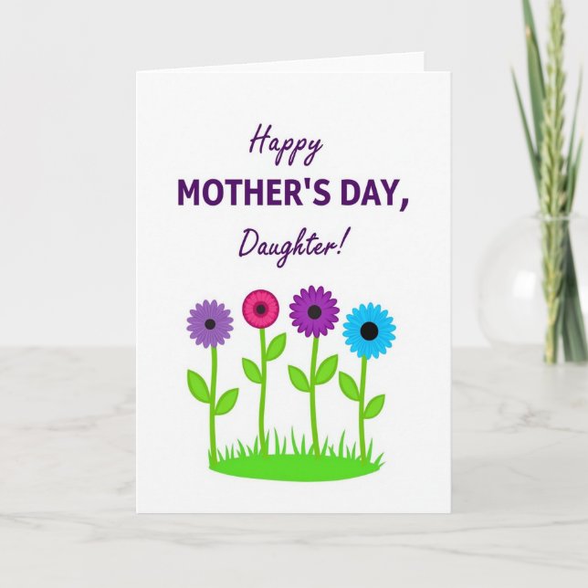 Lovely Mum Graphic Design Card (Front)