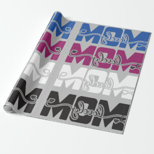 Lovely Mum Wrapping Paper