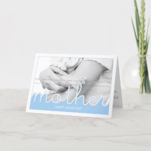 Lovely Mum's Day Photo Greeting Cards Cut Outs