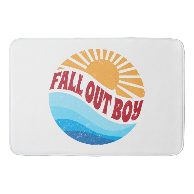 Lovely Name Flowers Fall Out Proud Classic Styles Bath Mat (Front)