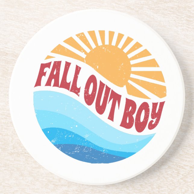 Lovely Name Flowers Fall Out Proud Classic Styles Coaster (Front)