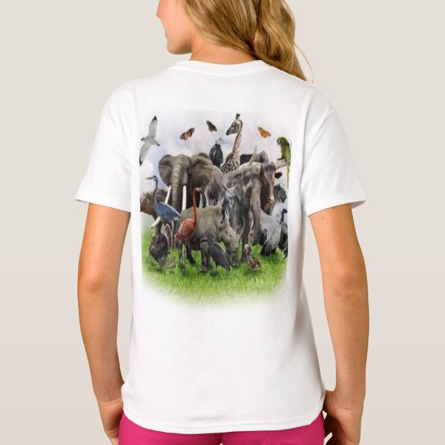 lovely nature  T-Shirt (Back)