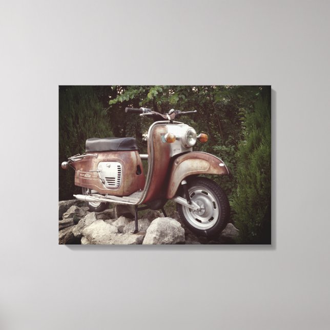Lovely Old Scooter Single Print (Front)