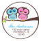 Lovely Owls Address Labels