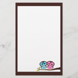 Lovely Owls Stationery