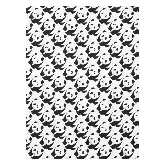 Lovely panda tablecloth (Front)