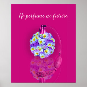 Lovely Pansy Atomizer Poster