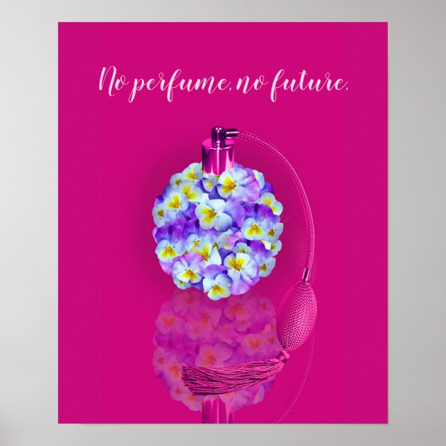 Lovely Pansy Atomizer Poster (Front)