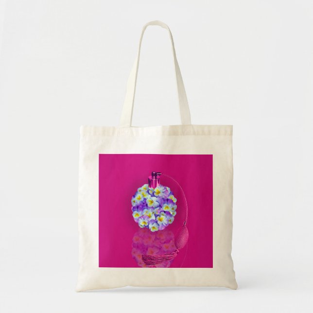Lovely Pansy Atomizer Tote Bag (Front)