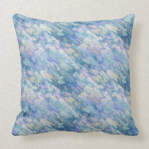 Lovely Pastel Blue & Purple Pillow Cover
