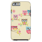 Lovely Pastel Owls - iPhone 6 case