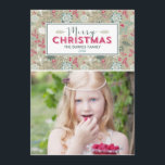 Lovely Pattern Christmas Holiday Photo Cards<br><div class="desc">Celebrate the season with this modern and stylish holiday card from Berry Berry Sweet. Visit WWW.BERRYBERRYSWEET.COM for more of our stylish holiday collections.</div>