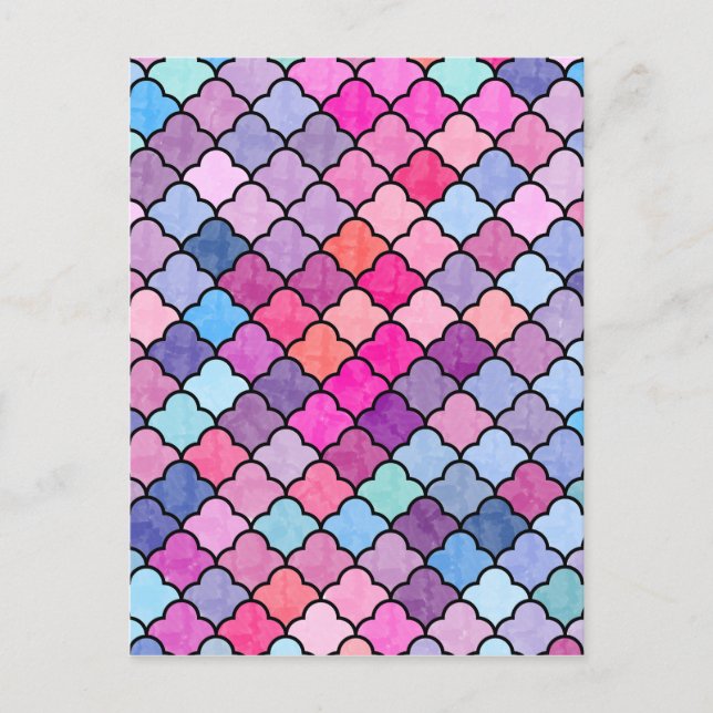 Lovely Pattern XI Postcard (Front)