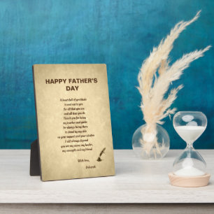 Lovely personalized Father’s Day Plaque