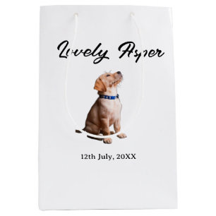 lovely pet name date photo bar drinks on us weddin medium gift bag