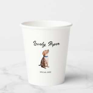 lovely pet name date photo bar drinks on us weddin paper cups