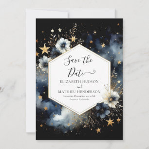 Lovely Photo Celestial Wedding Save The Date