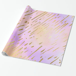 Lovely Pink and Gold Wrapping Paper