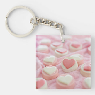lovely pink  key ring