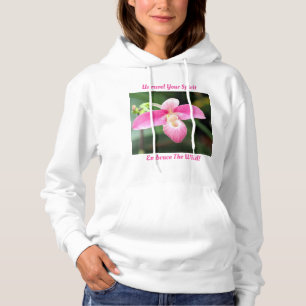 Lovely Pink Orchid Hoodie