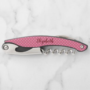 Lovely Pink polka dots Corkscrew