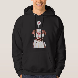 Lovely Pitbull 175 Hoodie
