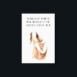 Lovely Pregnancy Wife Gift With Romantic Quote Canvas Print<br><div class="desc">This thoughtful and romantic pregnancy gift is sure to make your wife feel loved,  appreciated,  and excited for the future. It is a beautiful way to commemorate this special time in your lives and to express your love and commitment to each other.</div>