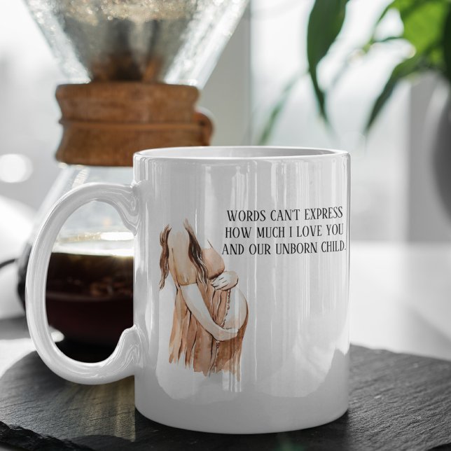 Lovely Pregnancy Wife Gift With Romantic Quote Mug (Creator Uploaded)