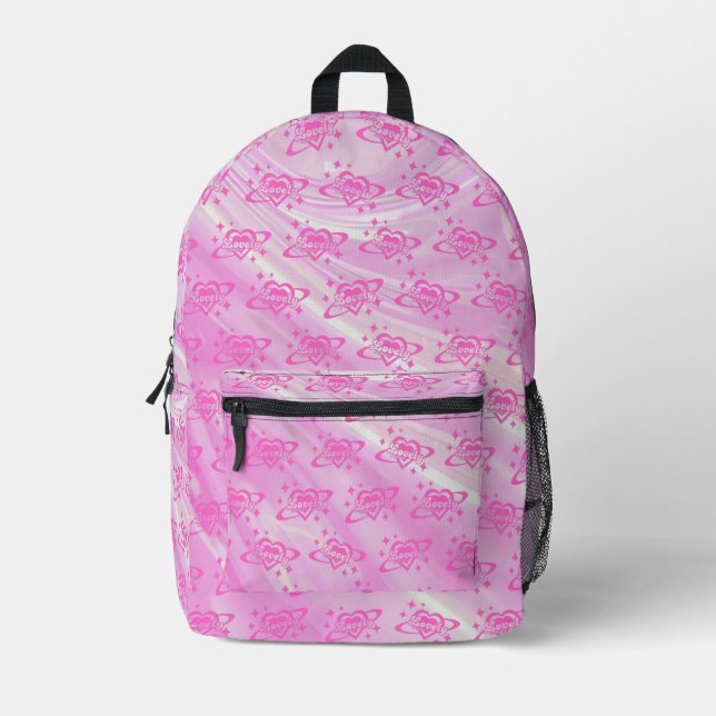 Lovely Printed Backpack (Front)