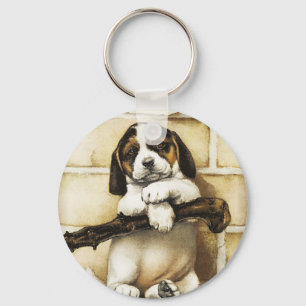 Lovely Puppy Key Ring