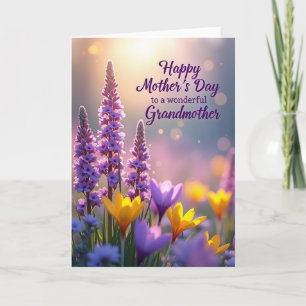 Lovely Purple Flower Card