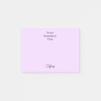 Lovely Purple Homeschool Mum Post-it Notes