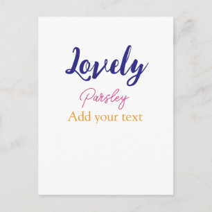 lovely purple pink orange name date lgbtq gay june postcard