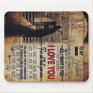 Lovely Quotes To My Husband Husband Present Mouse Pad