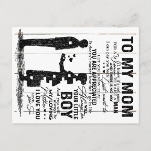 Lovely Quotes To My Mum, To My Mum Letter, Announcement Postcard