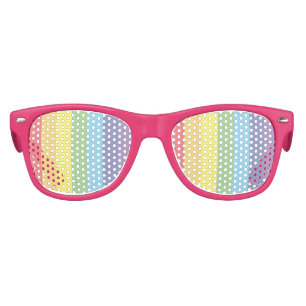Lovely rainbow birthday party kids sunglasses