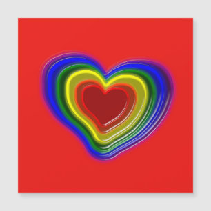lovely rainbow heart