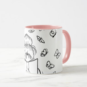 Lovely Reader Pink Coffee Mug