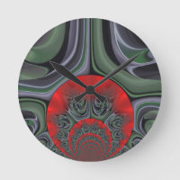Lovely Red Aurora Art Print