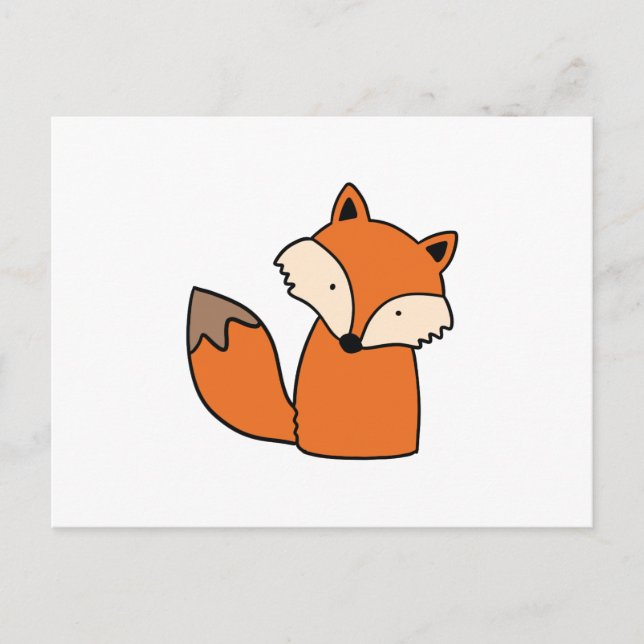 Lovely red fox postcard (Front)