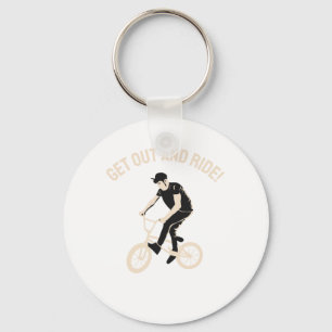 Lovely Rider Design - Get Out And Ride! Key Ring