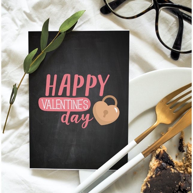Lovely Romantic Happy Valentines Day Gift Holiday Card (Creator Uploaded)